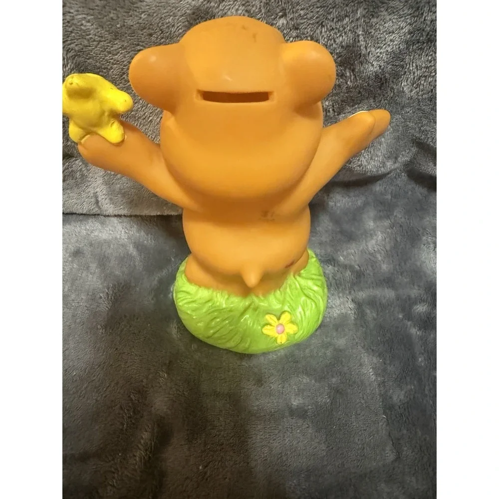 Vintage Care Bears Friendship Bear‎ Holding Star Piggy Bank Plastic TCFC 1991